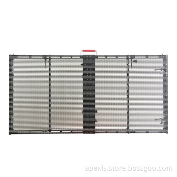 P10.416 transparent led display for rental